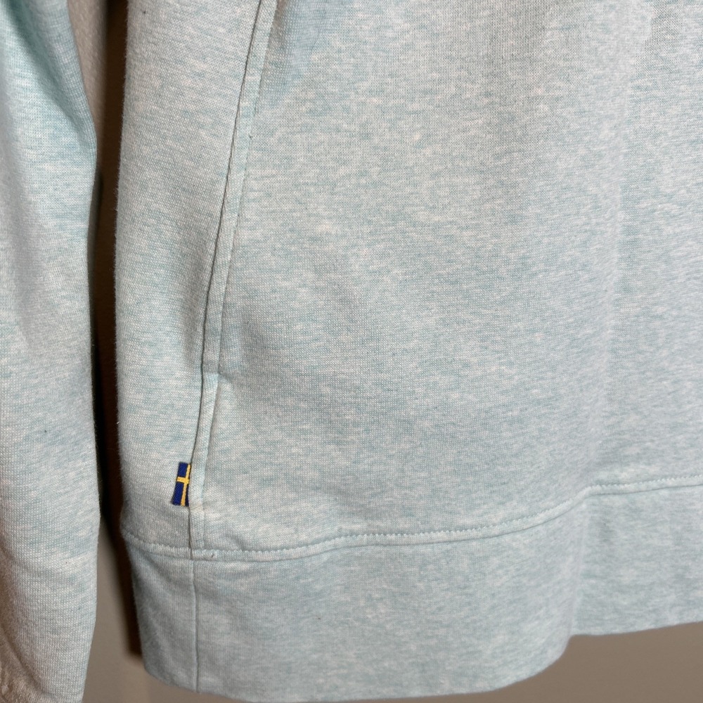 Fjallraven High Coast Hoodie Women's XS Aqua Color, outdoor hoodie, fitted - Picture 10 of 10
